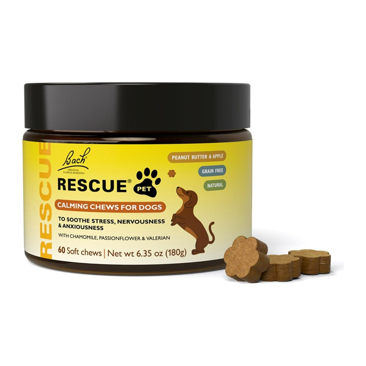 Bach RESCUE Pet Calming Chews for Dogs