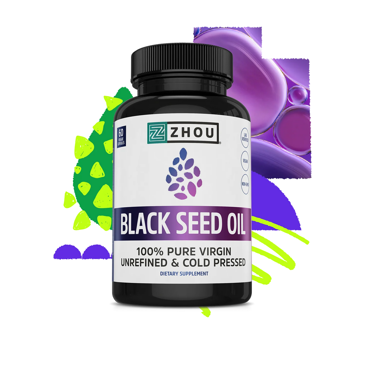 Zhou Nutrition Black Seed Oil Capsules