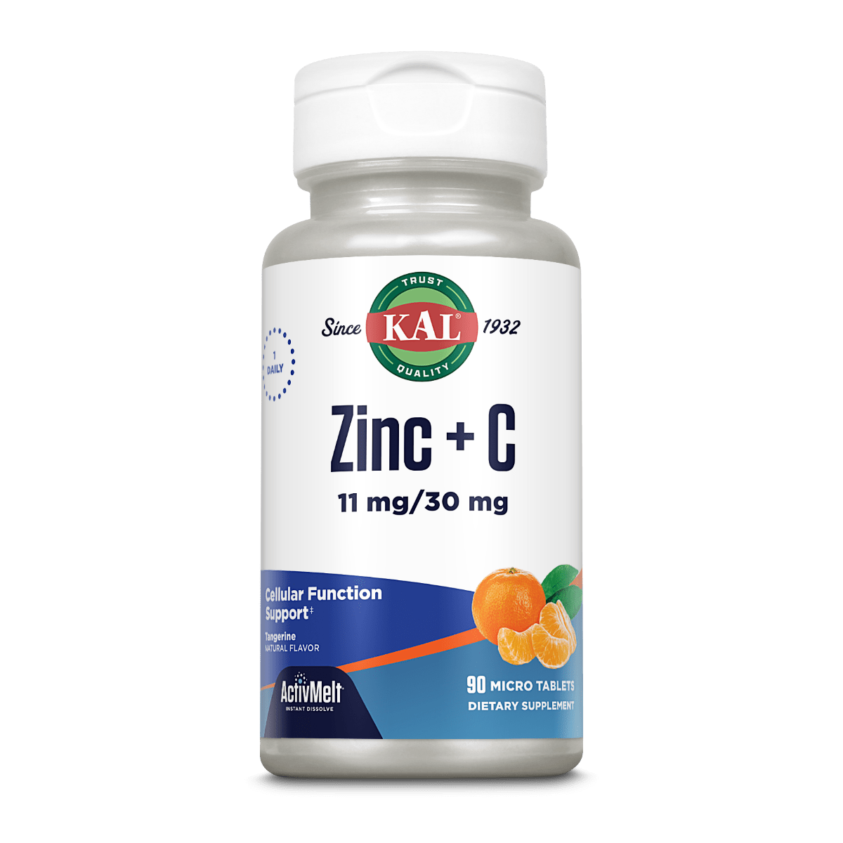 Kal Zinc + C ActivMelt Instant Dissolve Tablets