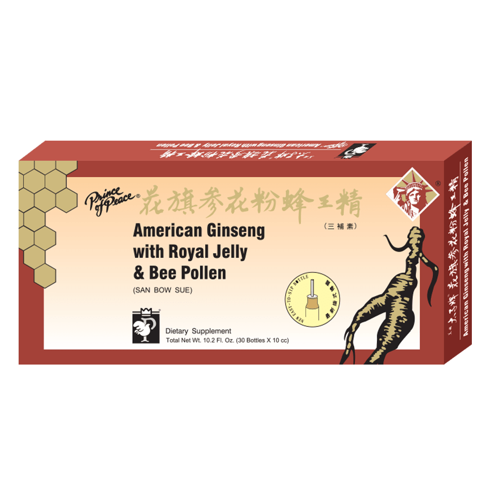 Prince of Peace American Ginseng Extract with Royal Jelly & Bee Pollen