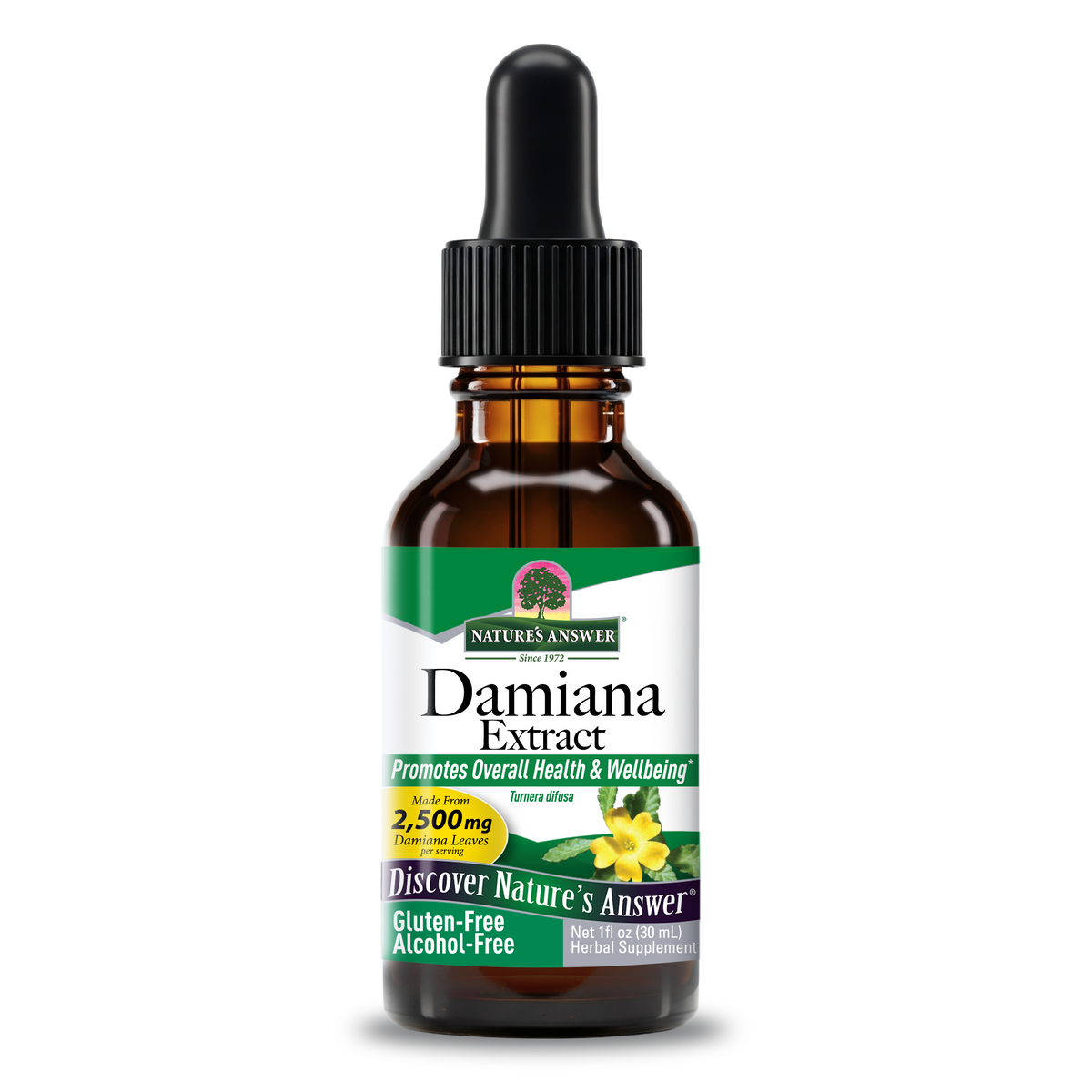 Nature's Answer Damiana Leaves Extract - Alcohol Free