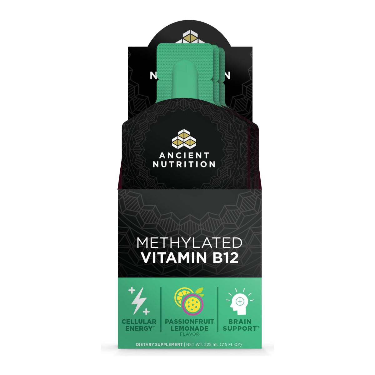 Ancient Nutrition Methylated B-12, Passionfruit Lemon