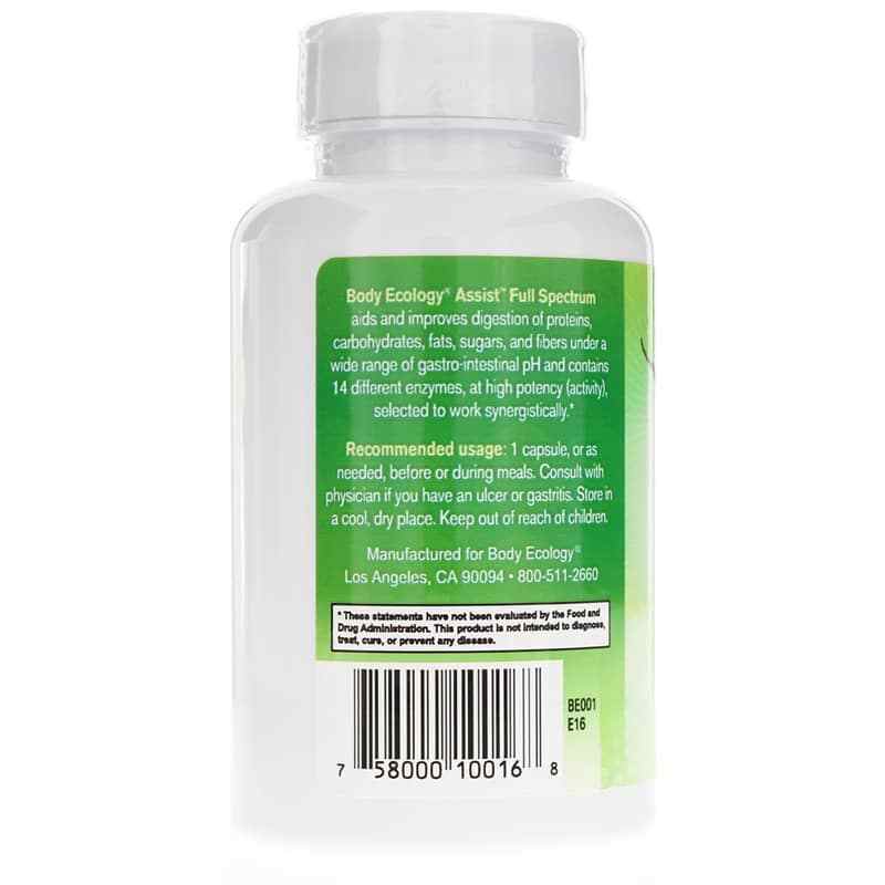 Body Ecology Assist Full Spectrum Enzymes - additional view 2