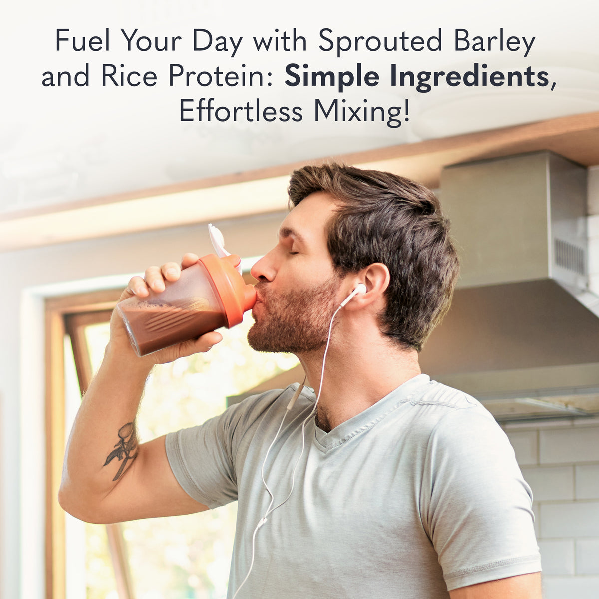 Garden of Life Sprouted Barley Protein + Probiotics Powder - Chocolate - Key Benefits