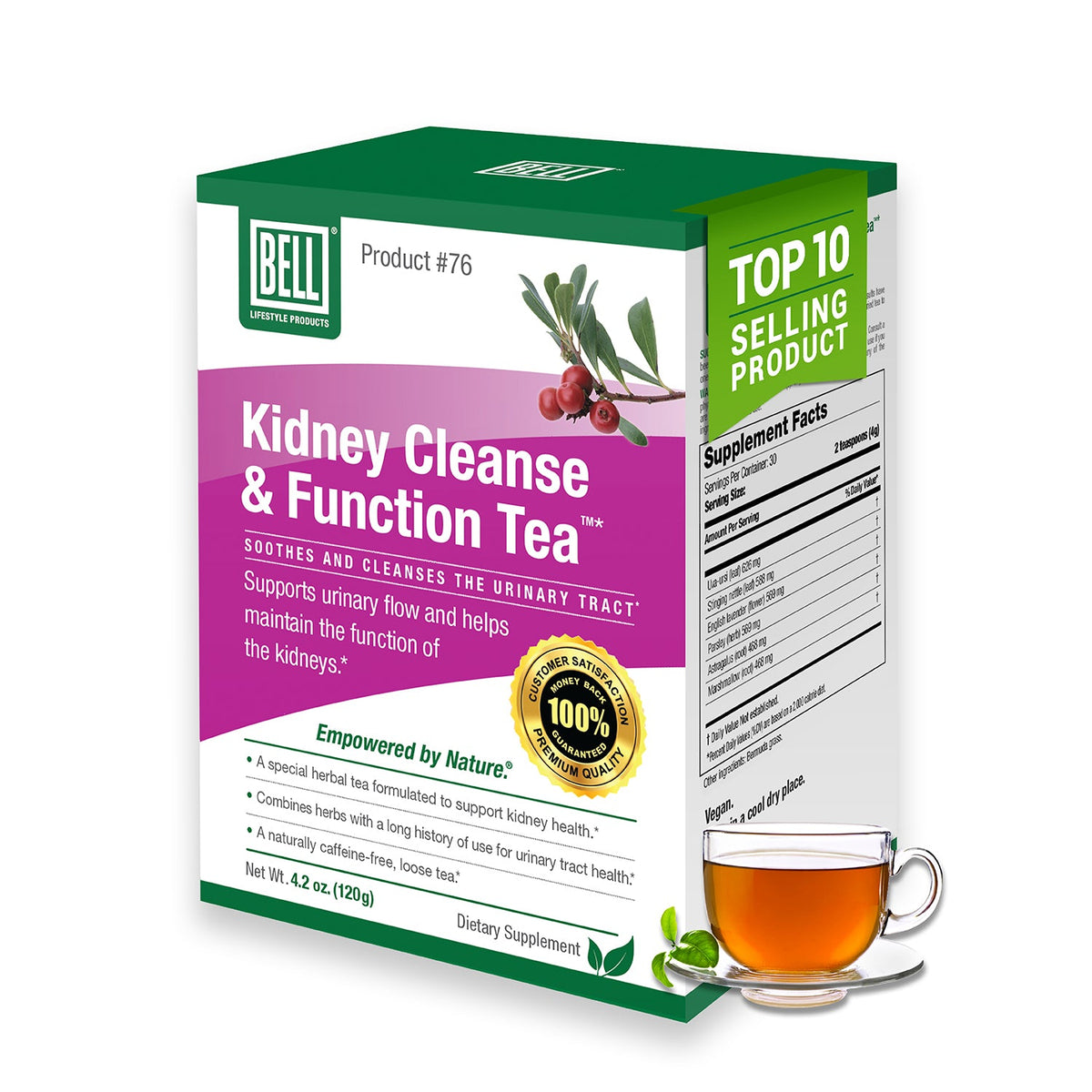 Bell #76 Kidney Cleanse & Function Tea