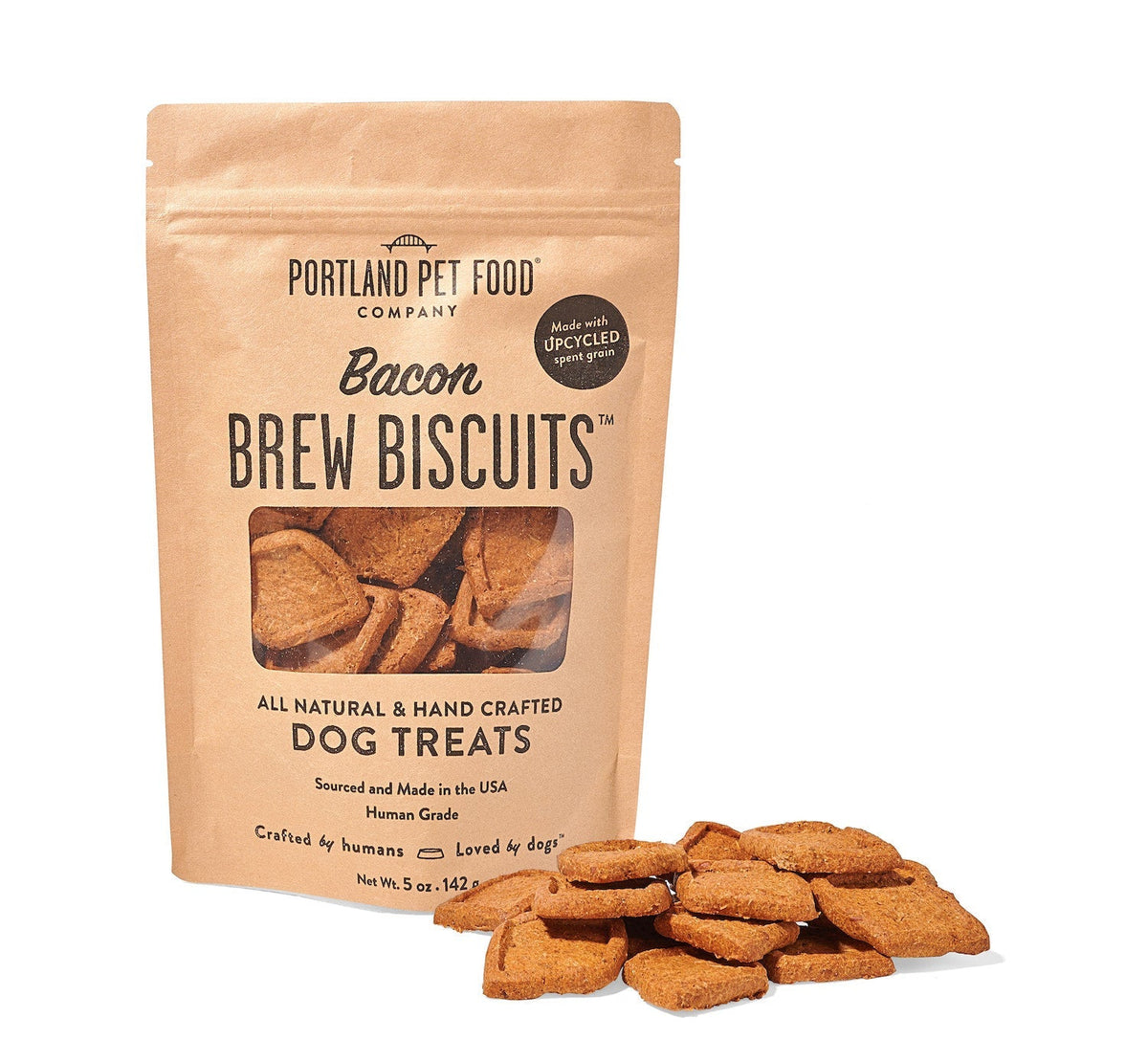 Portland Pet Food Company Brew Biscuits with Bacon