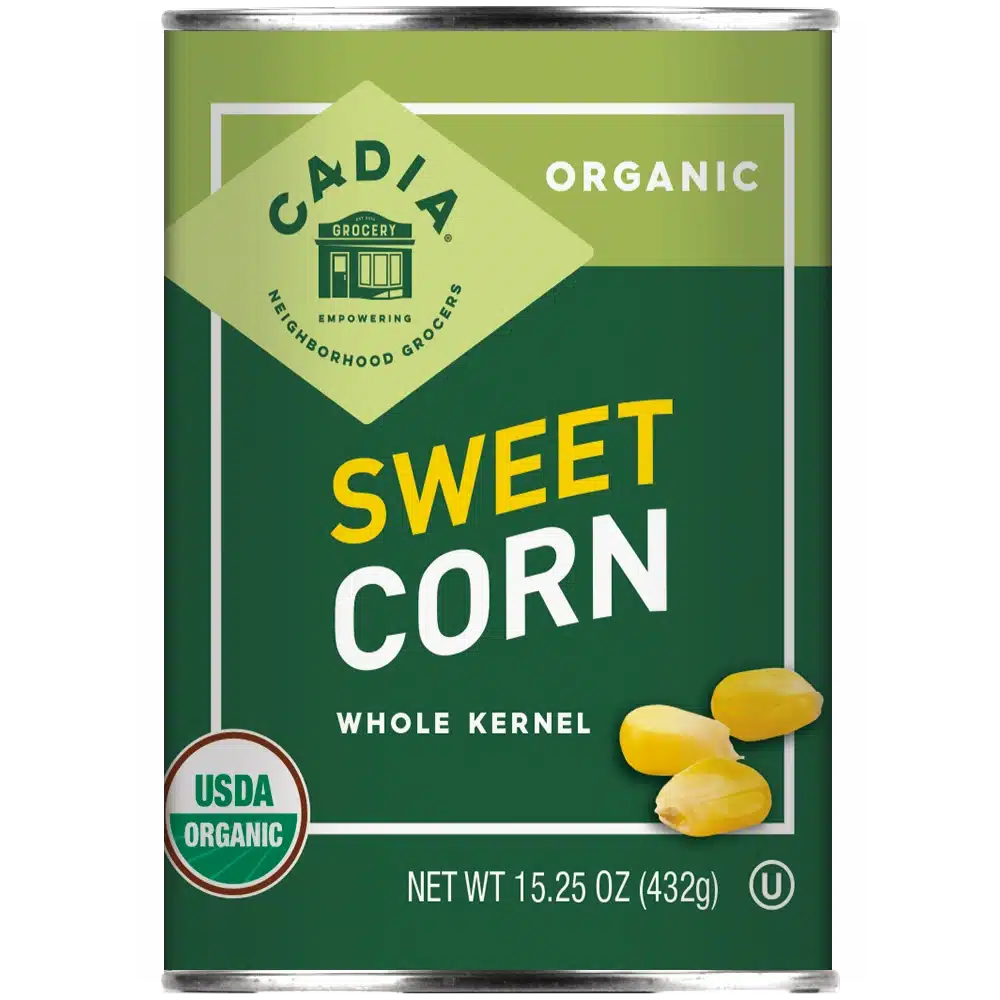 Cadia Canned Organic Sweet Corn