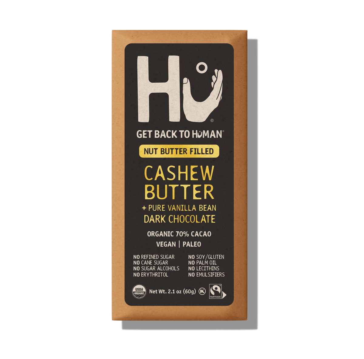 Hu Cashew Butter + Vanilla Bean Dark Chocolate Bar