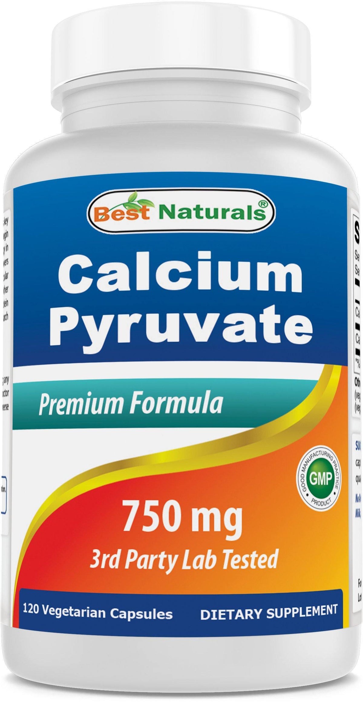 Best Naturals Calcium Pyruvate 750 mg - additional view 1