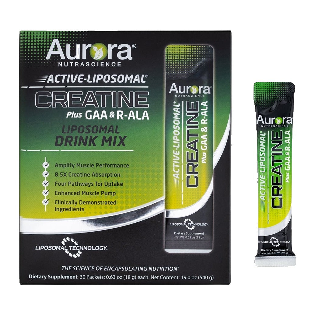 Aurora Nutrascience Liposomal Creatine + GAA & R-ALA Drink Mix Powder
