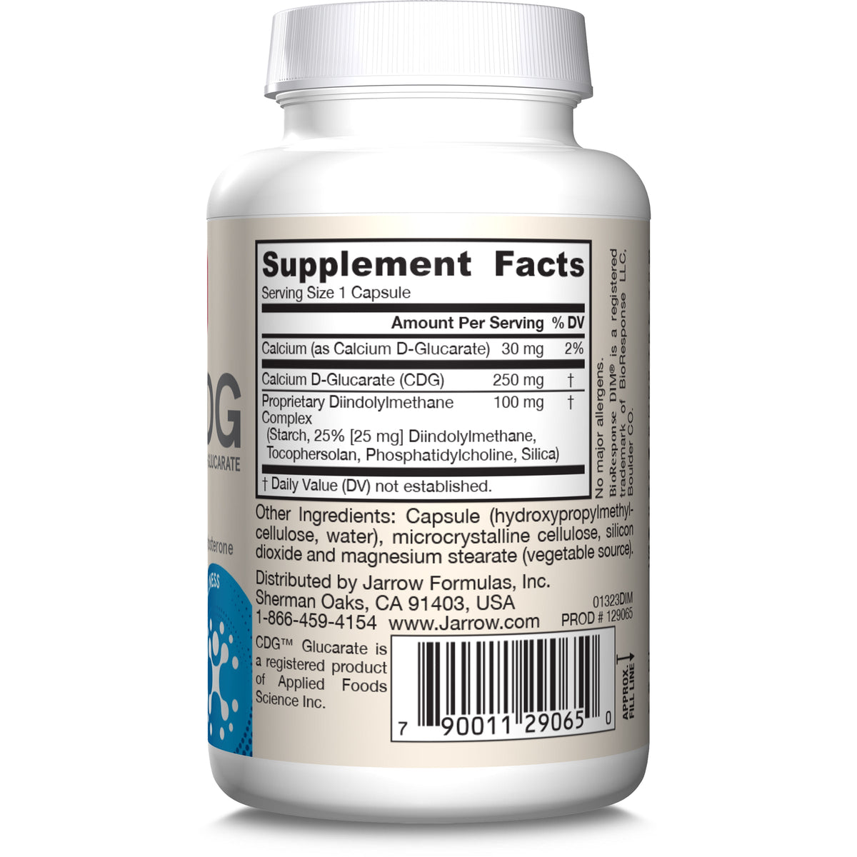 Supplement Facts for Jarrow Formulas DIM + CDG