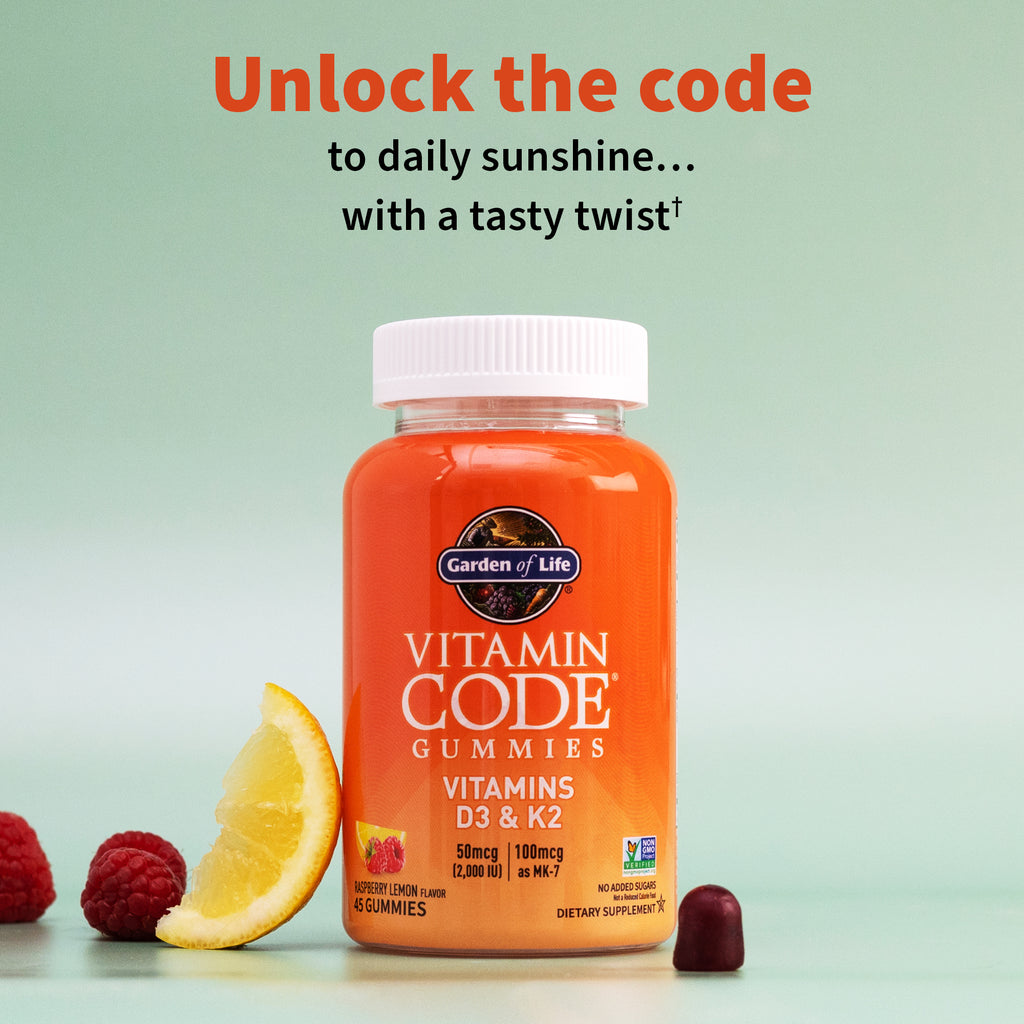 Garden of Life Vitamin Code D3 Plus K2 Gummies - Lifestyle