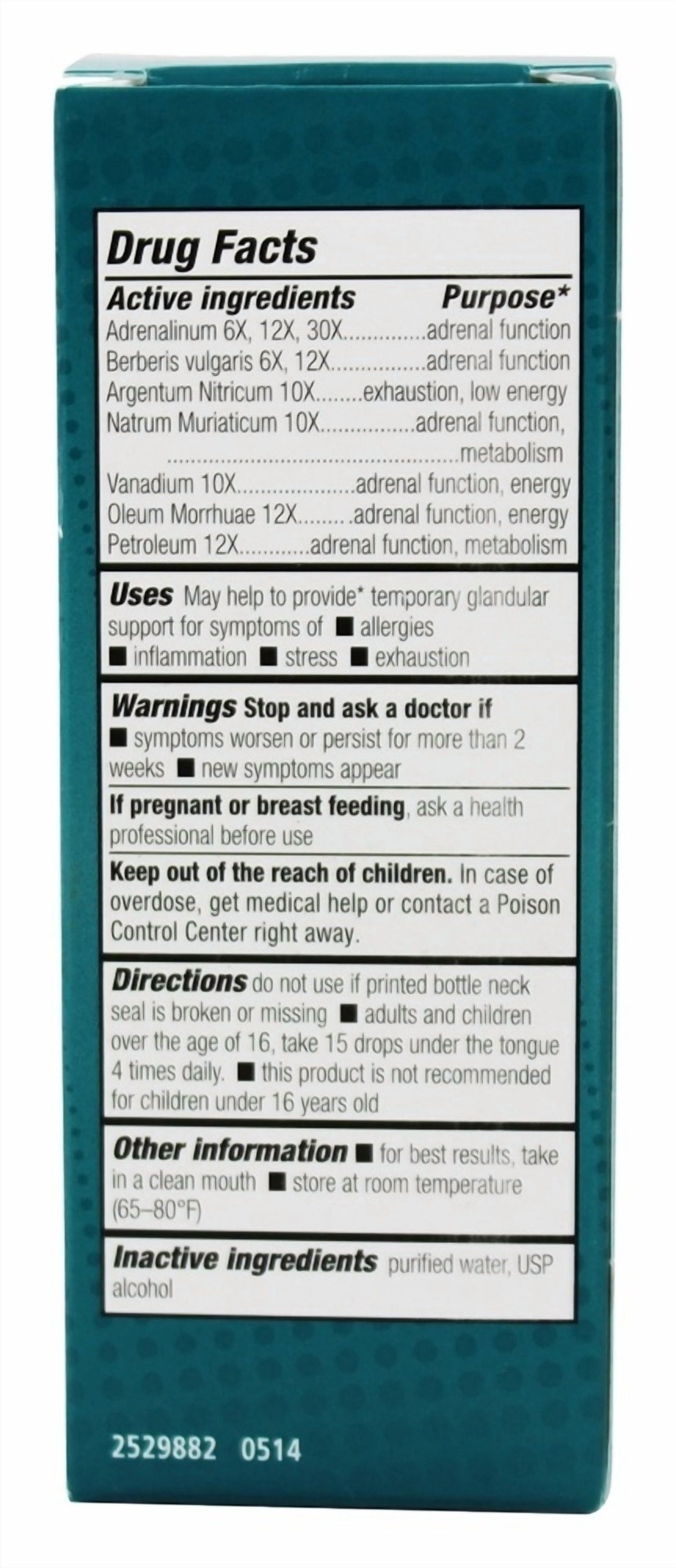Natra-Bio Adrenal Support - additional view 1