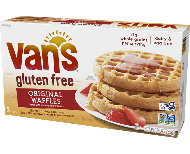 VAN'S Totally Original Waffles, Gluten Free 9 OZ