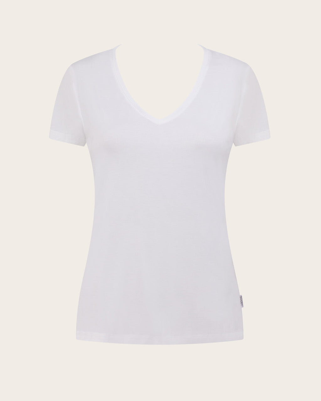 Boody V-Neck T-Shirt - White - Large