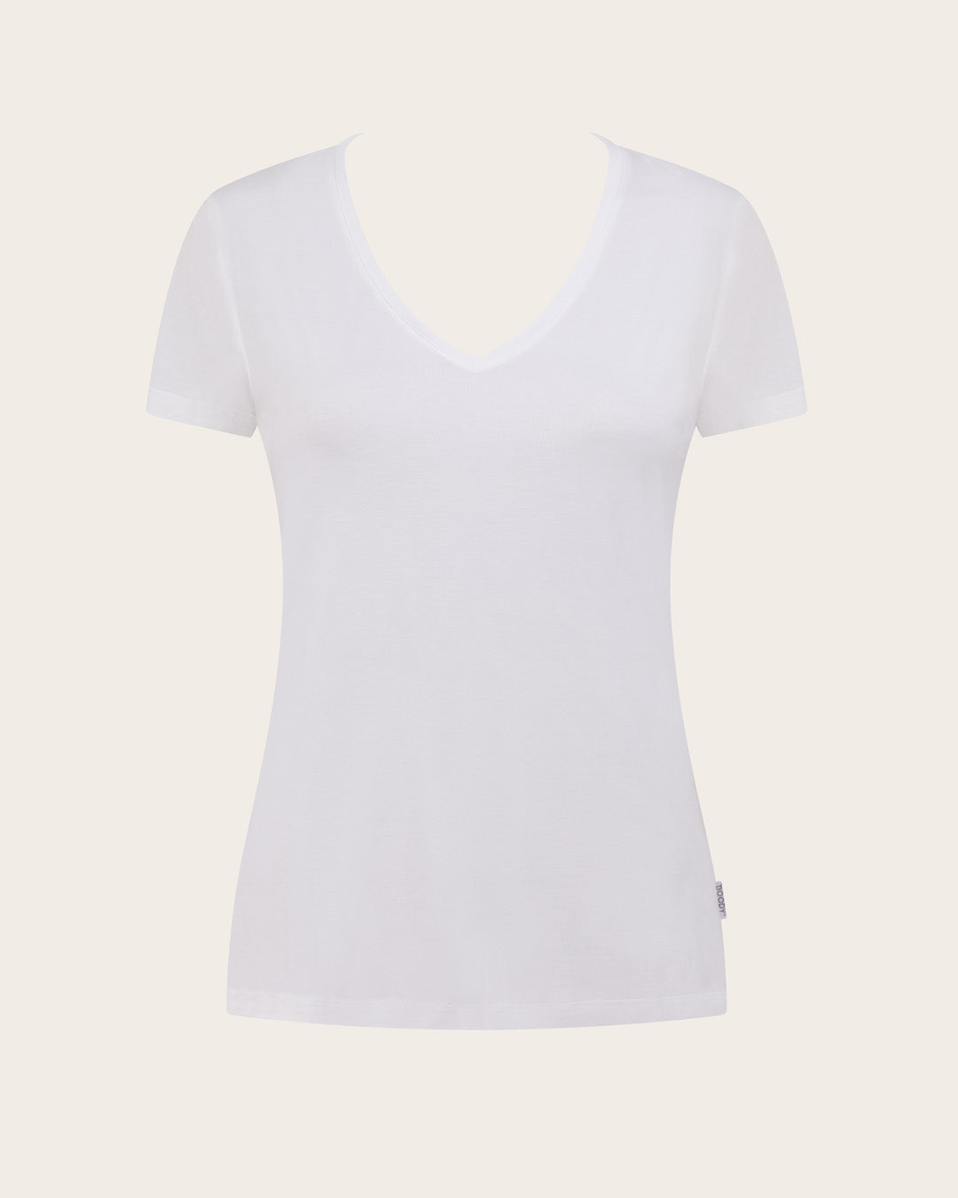 Boody V-Neck T-Shirt - White - Large
