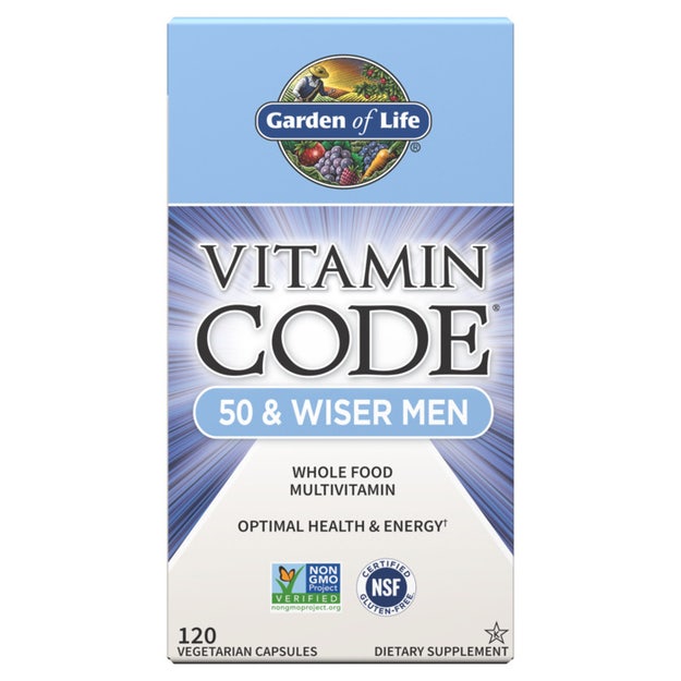 Garden of Life Vitamin Code 50 & Wiser Men's Multi - 120 Caplets