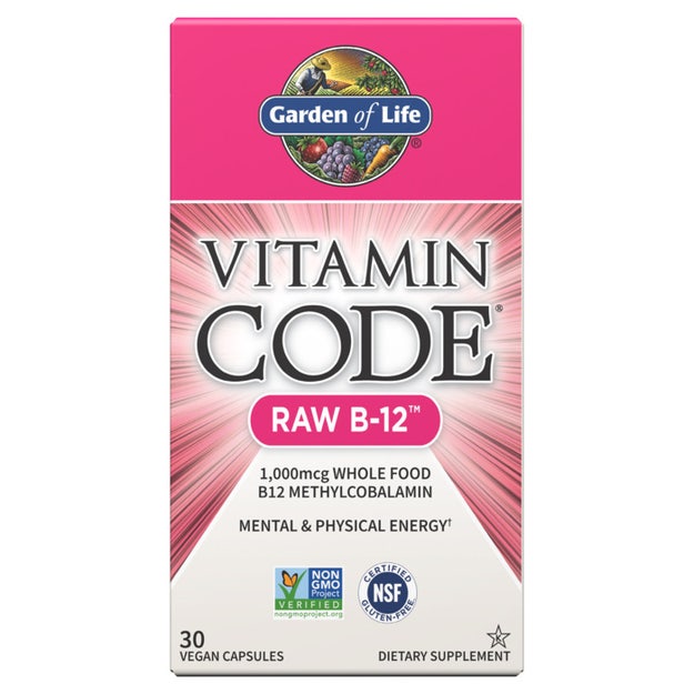 Garden of Life Vitamin Code Raw B-12 - 30 Capsules