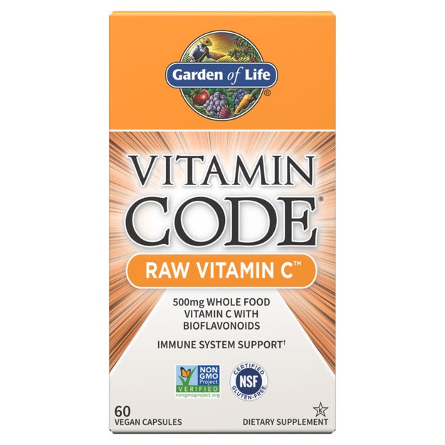 Garden of Life Vitamin Code Raw Vitamin C 300mg - 60 Capsules