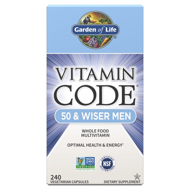 Garden of Life Vitamin Code 50 & Wiser Men's Multi - 240 Capsules