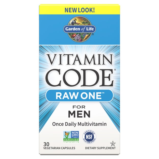Garden of Life Vitamin Code Raw One for Men - 30 Capsules