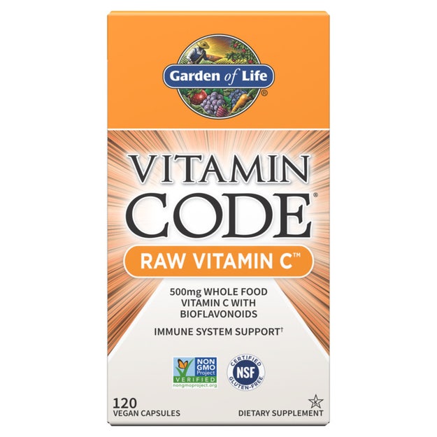 Garden of Life Vitamin Code Raw Vitamin C - 120 Capsules