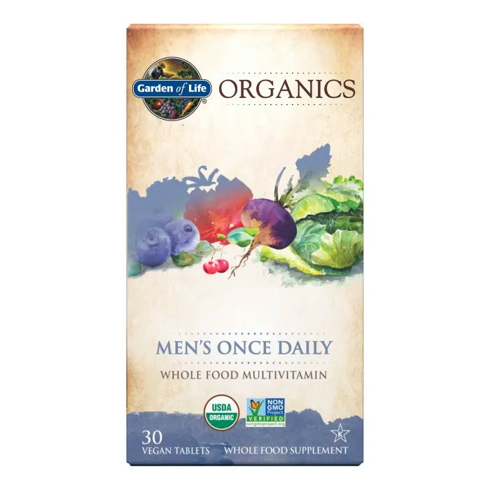 Garden of Life Organics Men's Once Daily - 30 VT
