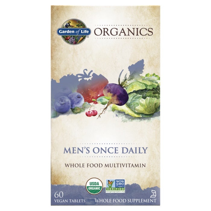 Garden of Life Organics Men's Once Daily - 60 VEGAN TABLETS