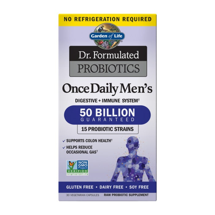 Garden of Life Dr. Formulated Probiotics Once Daily Men's Shelf-Stable - 30 VEGE CAPSULES