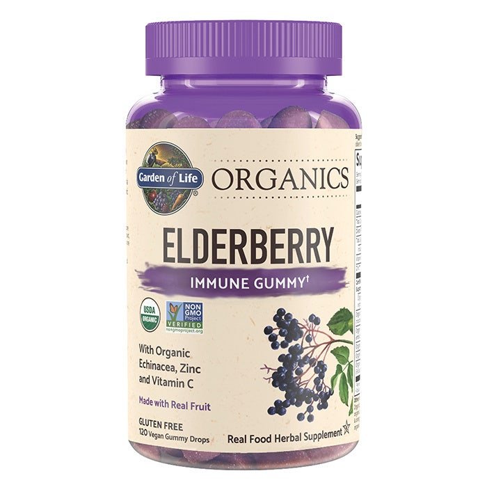 Garden of Life Organics Elderberry Immune Gummies - 120 GUMMIES
