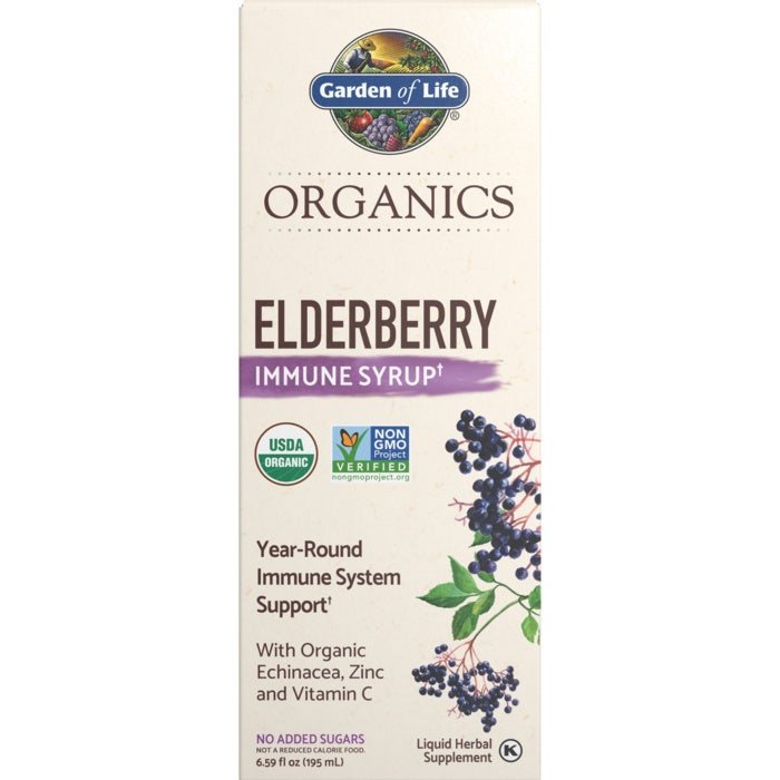 Garden of Life Organics Elderberry Immune Syrup - 6.59 FL OZ