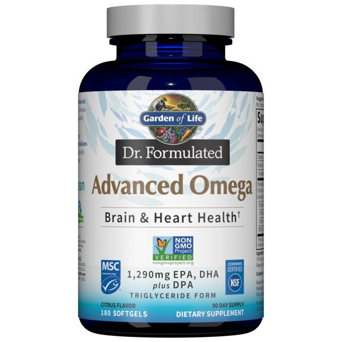 Garden of Life Dr. Formulated Advanced Omega Softgels - 180 SOFTGEL CAPS