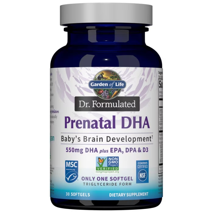 Garden of Life Dr. Formulated Prenatal DHA Softgels - 30 SOFTGELS