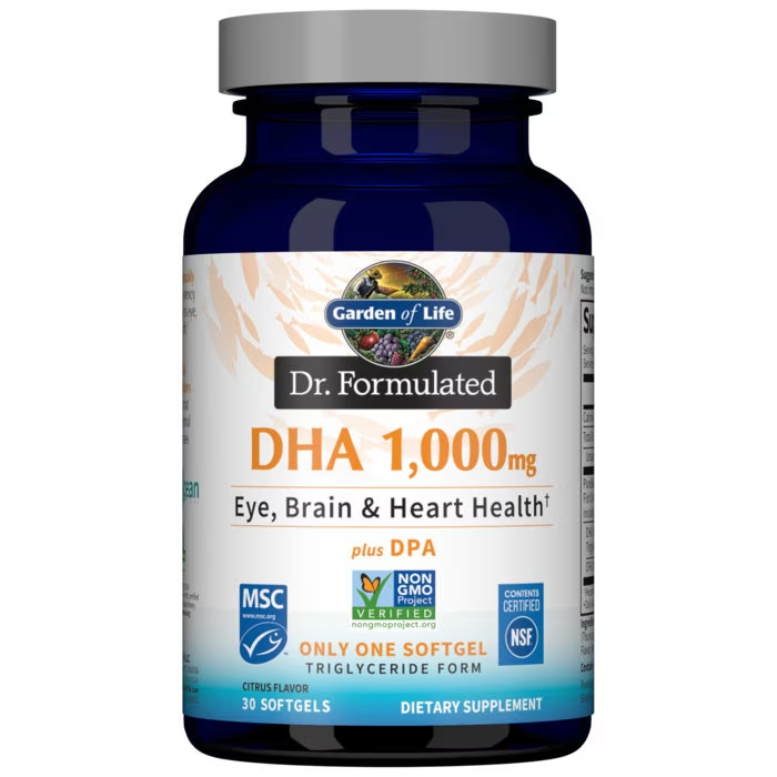 Garden of Life Dr. Formulated DHA 1,000 mg Softgels - 30 SOFTGELS