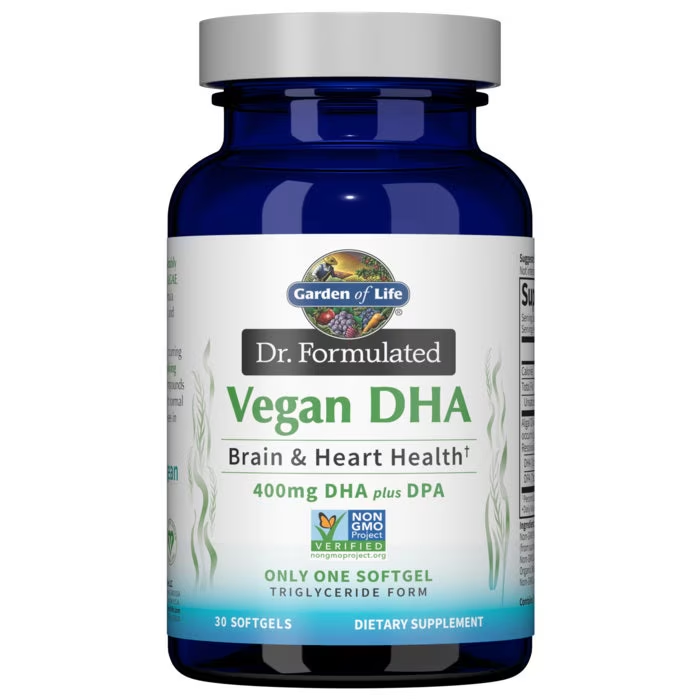 Garden of Life Dr. Formulated Vegan DHA Softgels - 30 SOFTGELS