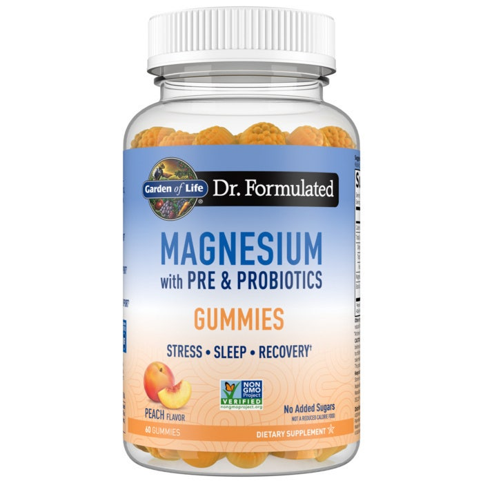 Garden of Life Dr. Formulated Magnesium Gummies - Peach - 60 GUMMIES
