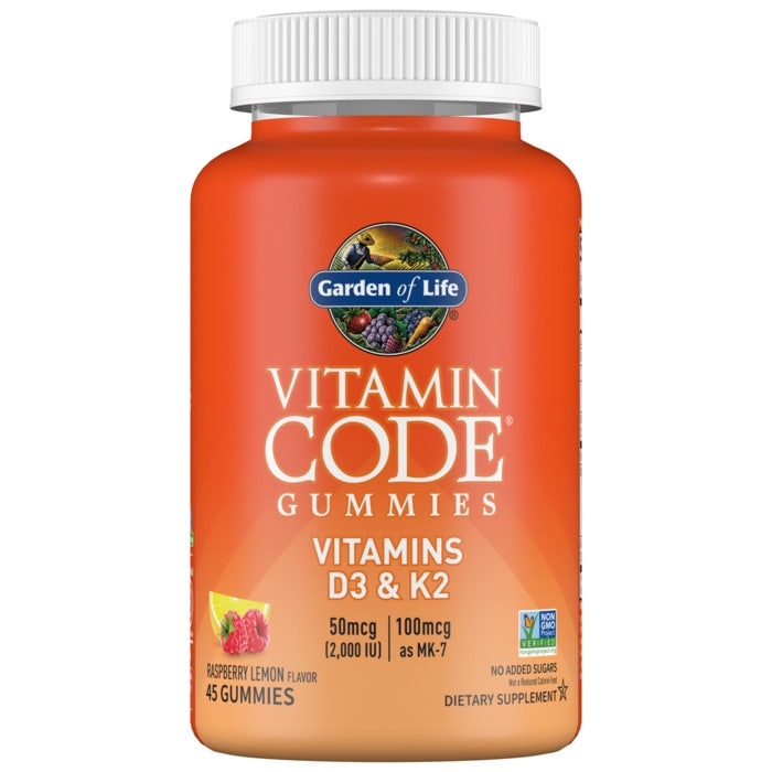 Garden of Life Vitamin Code D3 Plus K2 Gummies - 45 GUMMYS