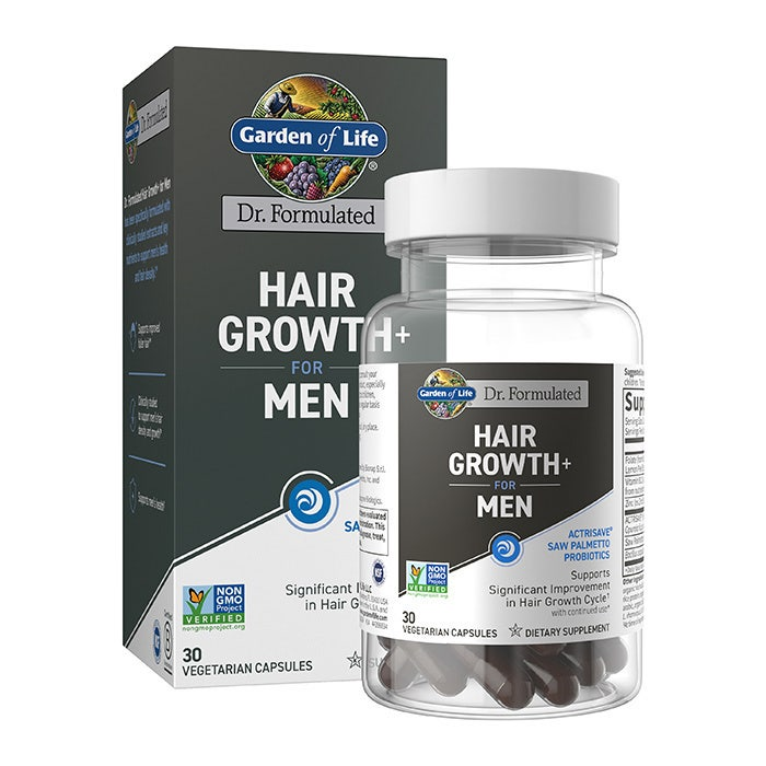 Garden of Life Dr. Formulated Hair Growth Capsules for Men - 30 CAPSULES