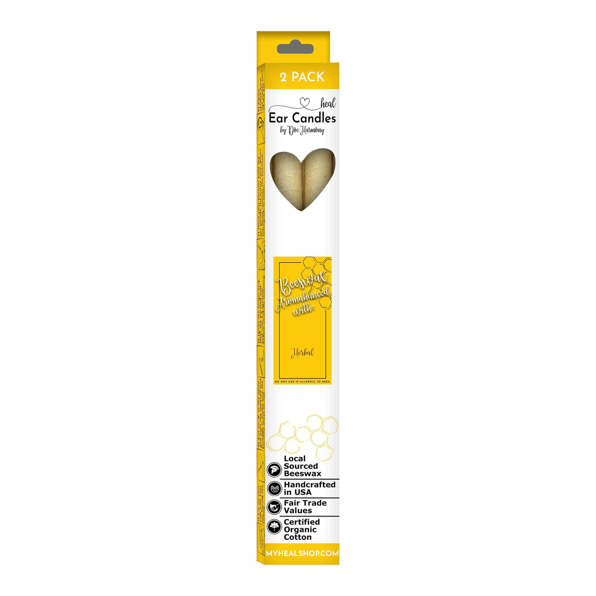 Harmony Cone Herbal Beeswax Ear Candles