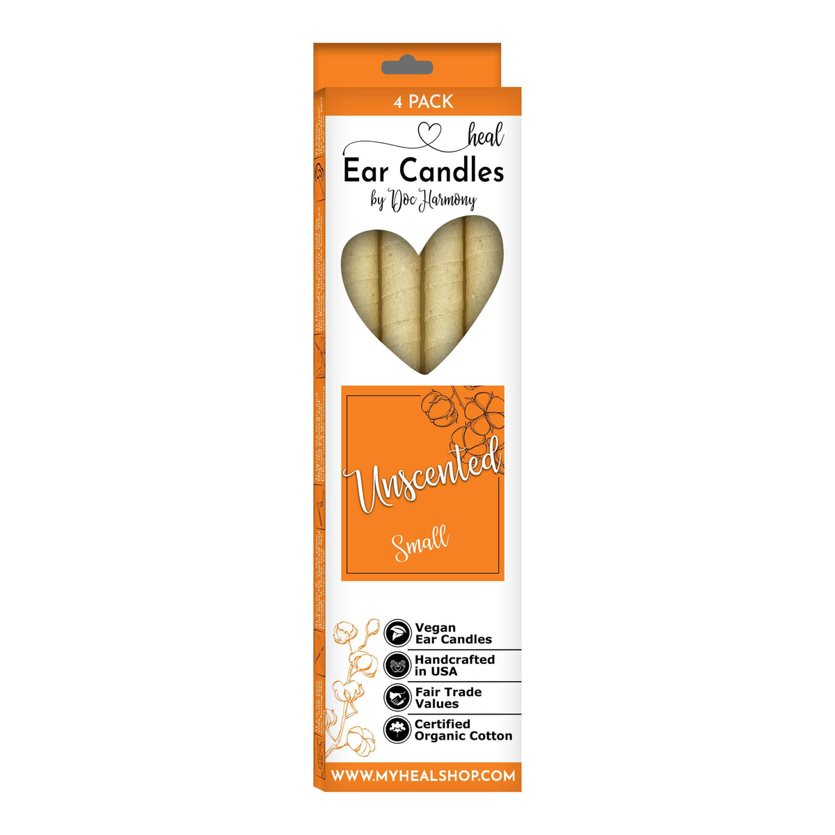 Harmony Cone Unscented Ear Candles