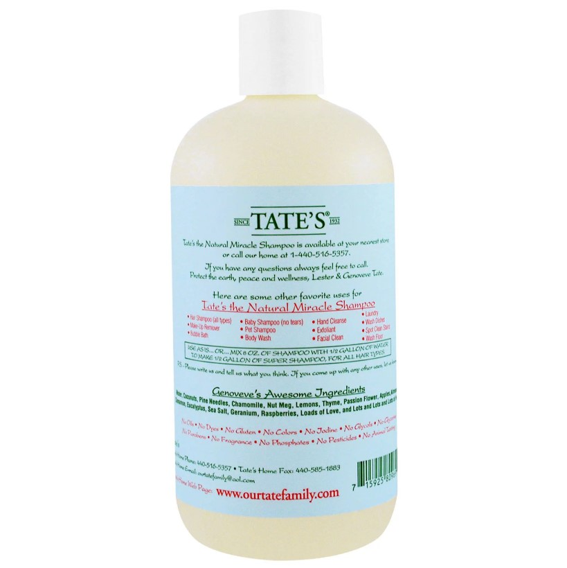 Tate's The Natural Miracle Shampoo