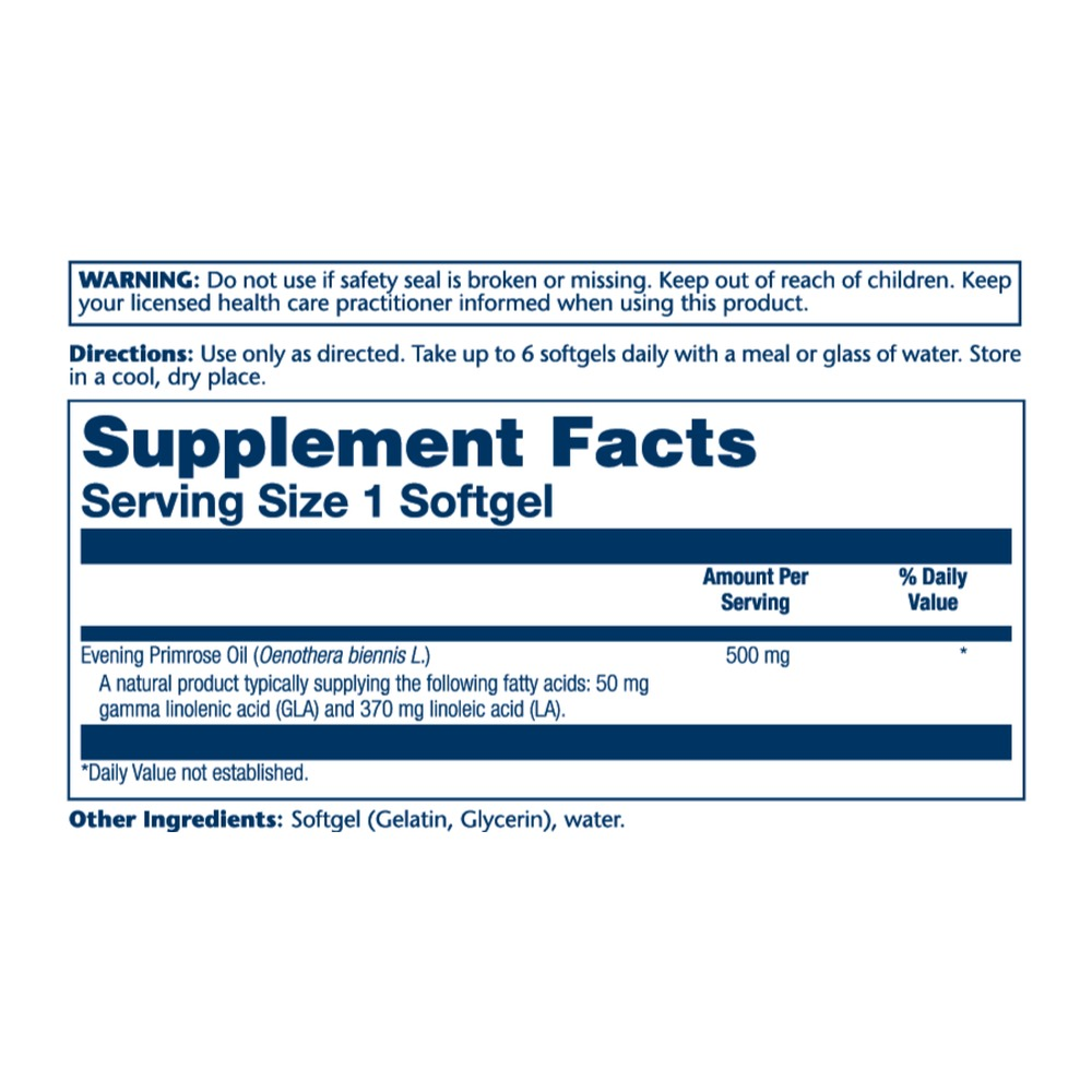Solaray Evening Primrose 500mg