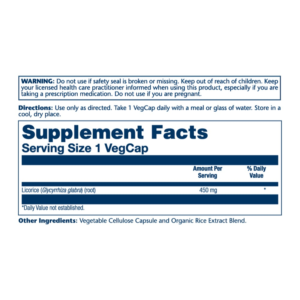 Solaray Licorice Root 450mg