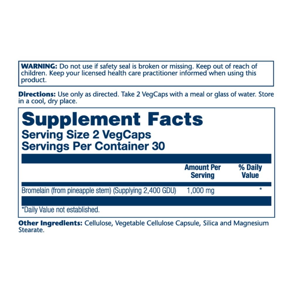 Solaray Bromelain 1000mg