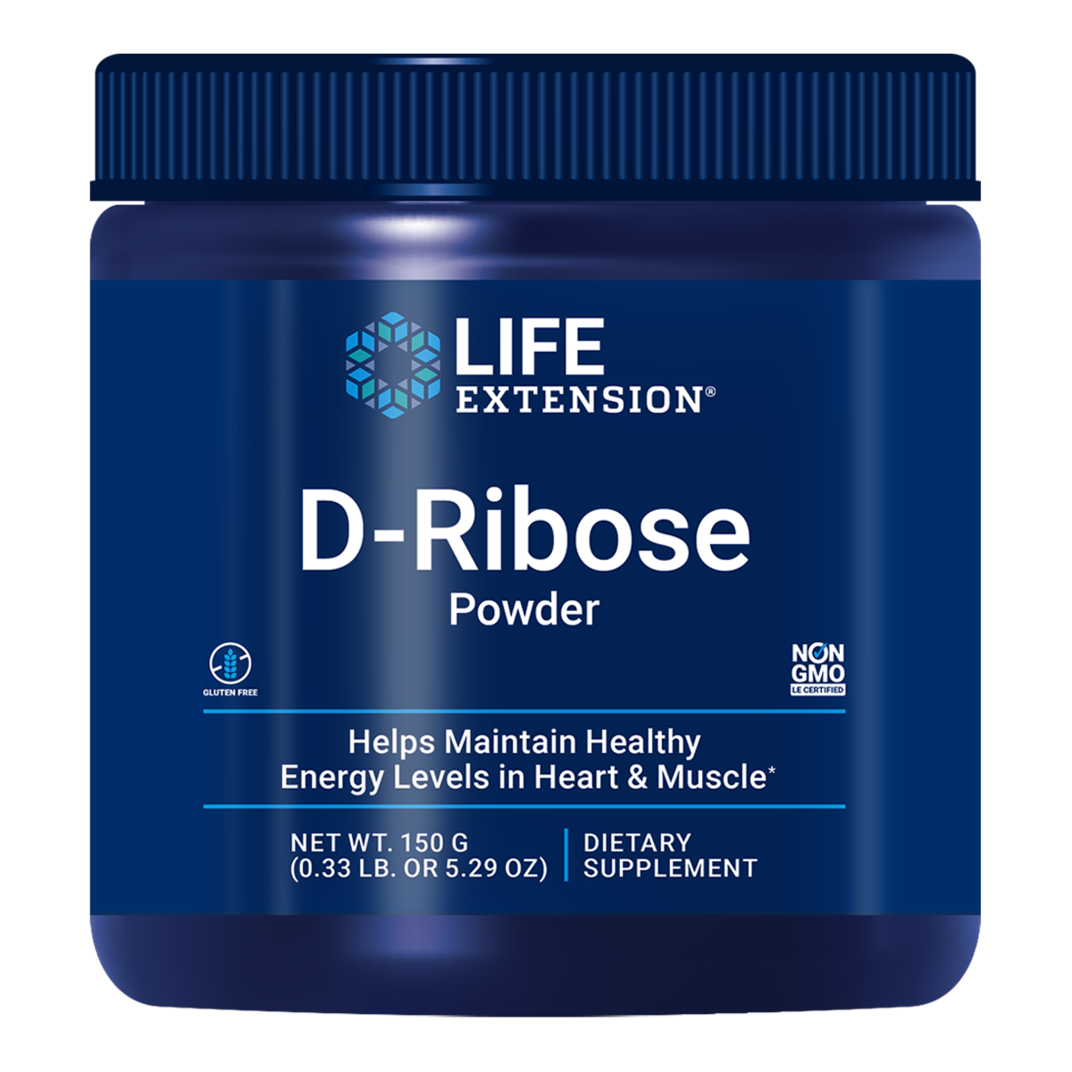 Life Extension D-Ribose Powder - 150 Grams