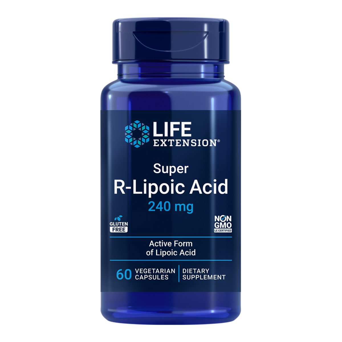 Life Extension Super R-Lipoic Acid 240mg - 60 Vegetable Capsules