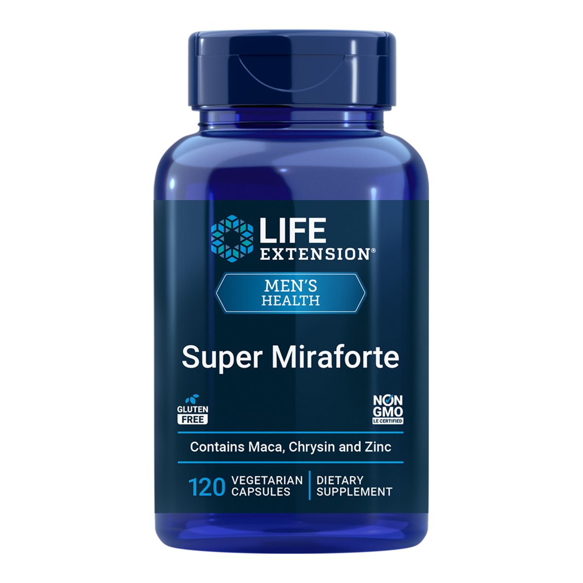 Life Extension Super MiraForte with Chrysin - 120 Capsules