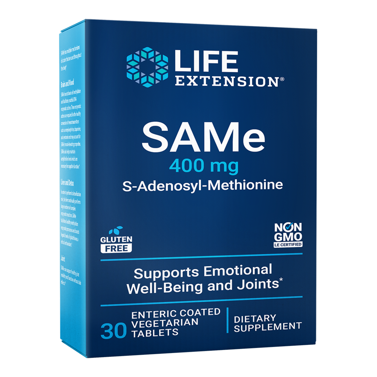 Life Extension SAMe 400mg - 30 Tablets