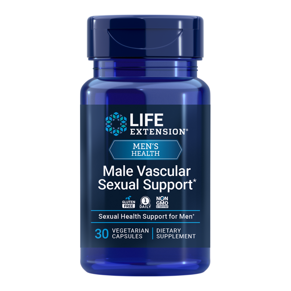 Life Extension Male Vascular Sexual Support - 30 Vegetable Capsules