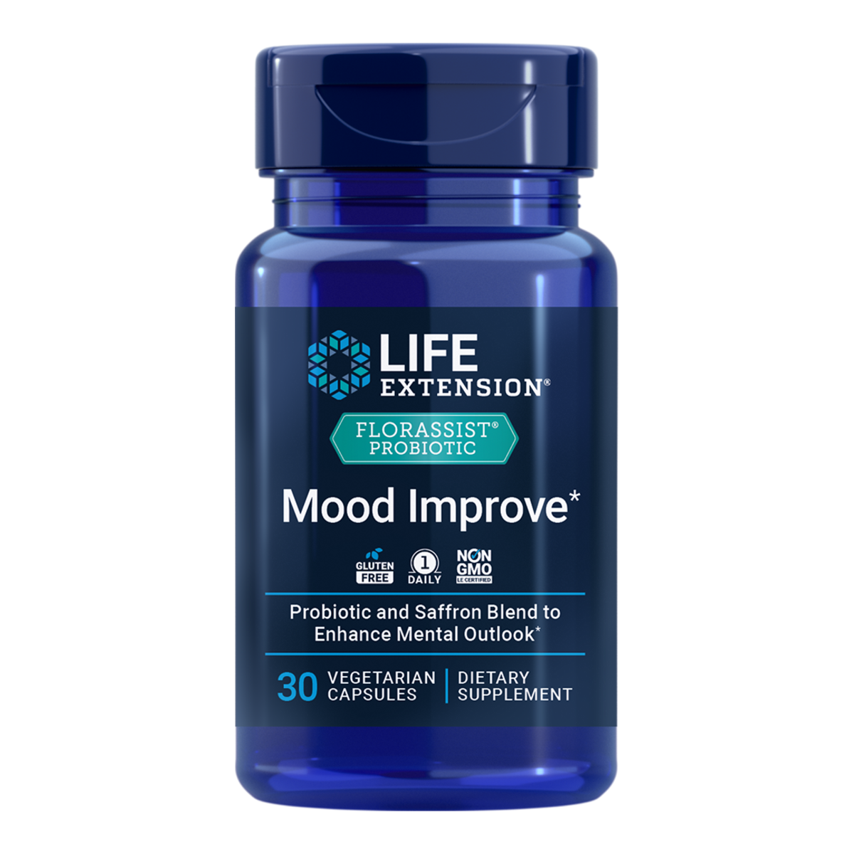 Life Extension FLORASSIST Mood - 60 Vegetable Capsules